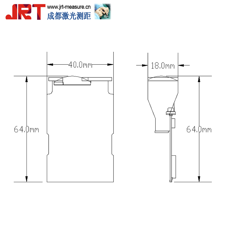 150m激光相位测距传感器