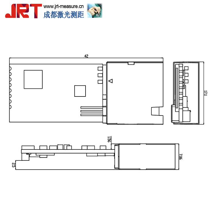 激光测距机械尺寸