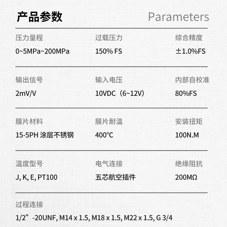 压力传感器模块