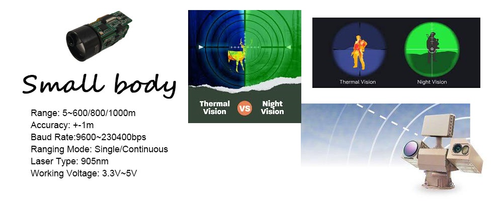 脉冲激光测距模块在热成像夜视仪上的应用有哪些优势？_JRT