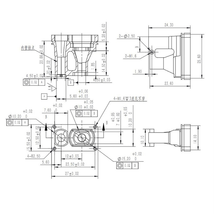 瞄准镜激光测距模块